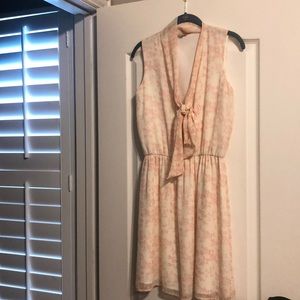 Cremieux pink and white sailboat dress